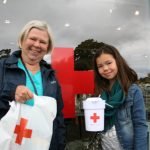 Landsindsamling 2016: Naja på 11 år var ude at samle ind sammen med sin mormor Gerd Askaa