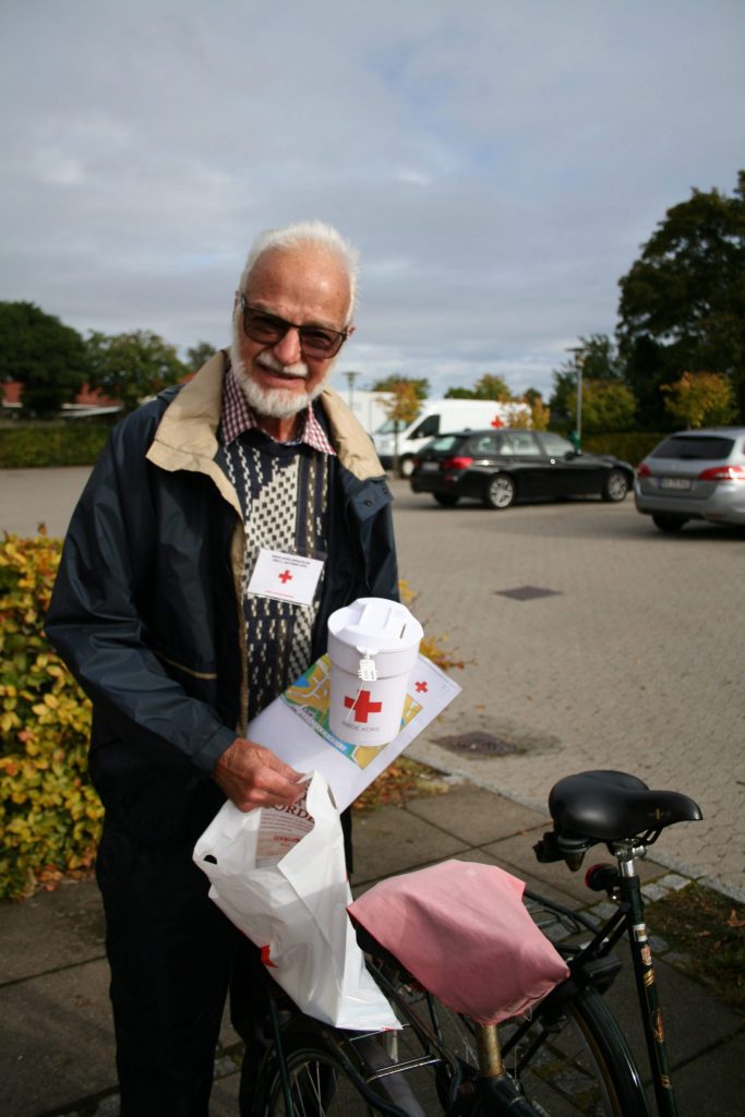 Landsindsamling 2016: Søren Gregersen er veteran på indsamlingsholdet, det var 10. år i træk at han samlede ind for Røde Kors