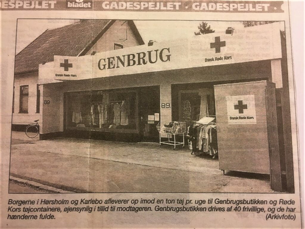 Røde Kors butikken 1996