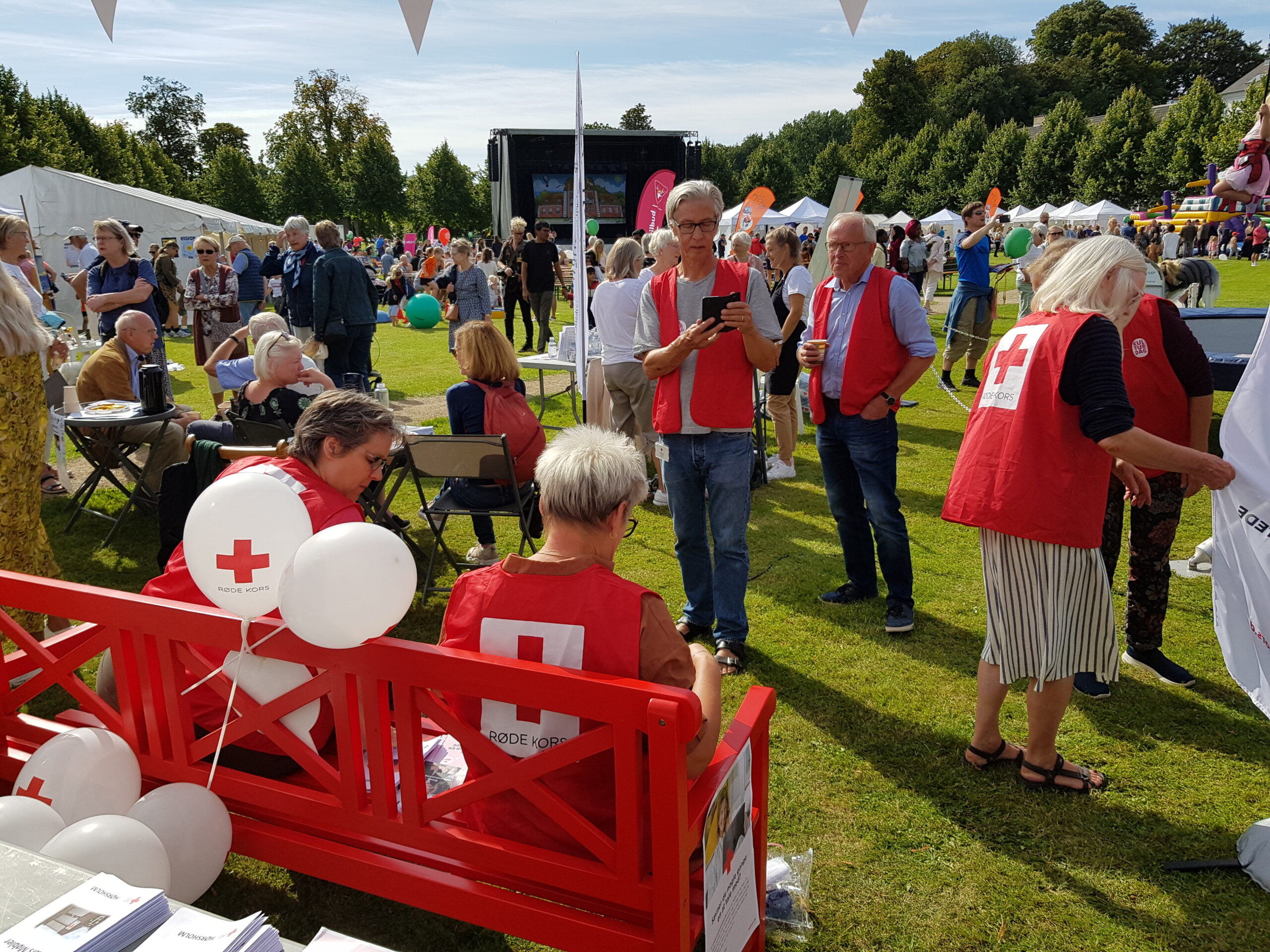 Trængsel om Røde Kors aktiviteter på Hørsholm Ridebane