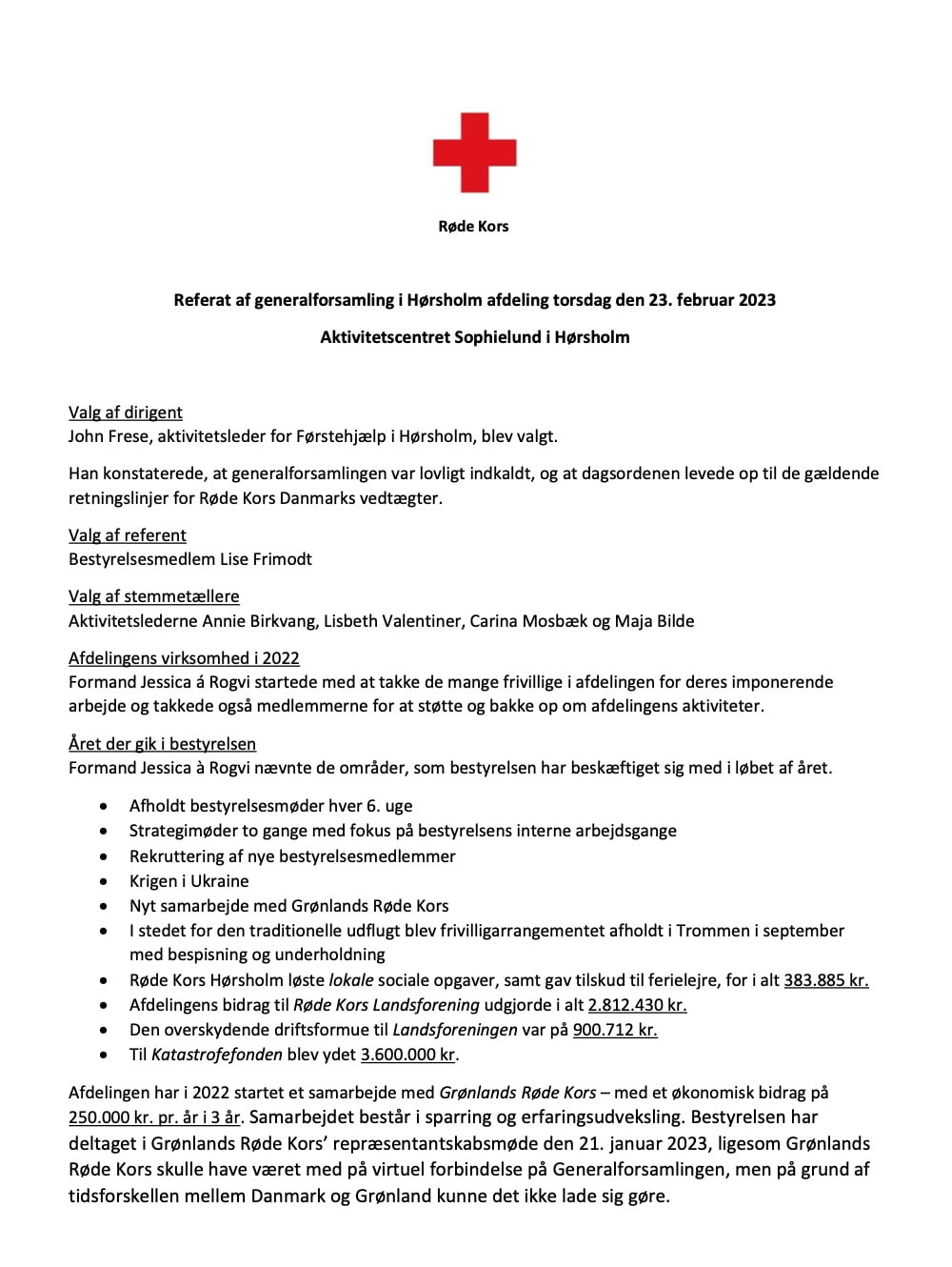 Referat generalforsamling 2023
